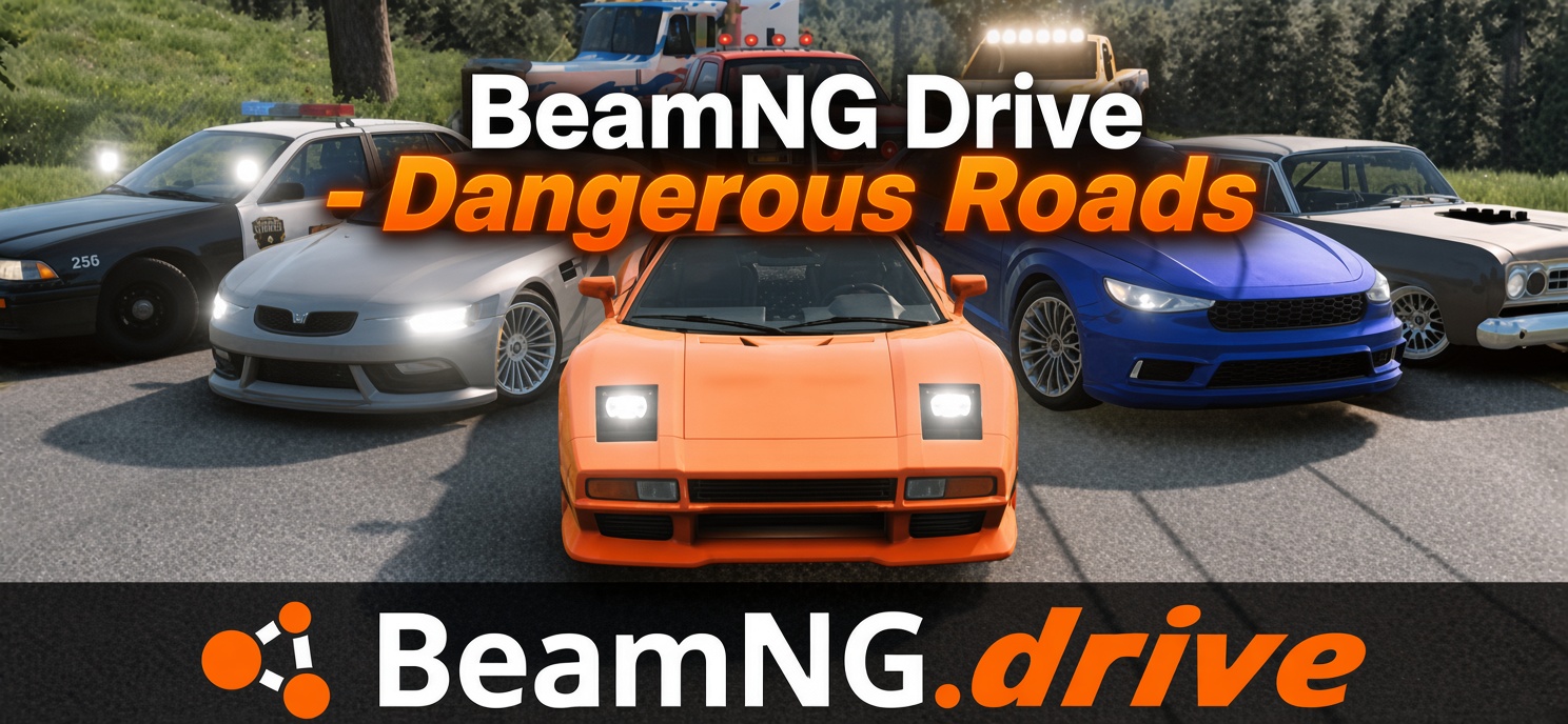 BeamNG Drive - Dangerous Roads